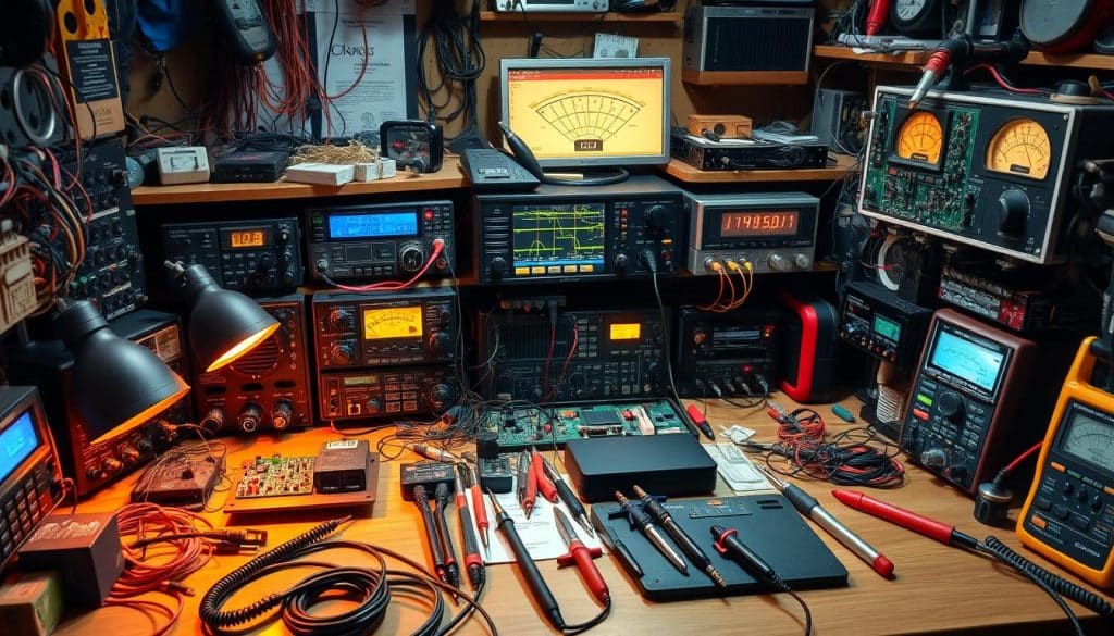 Self-built transceivers for amateur radio