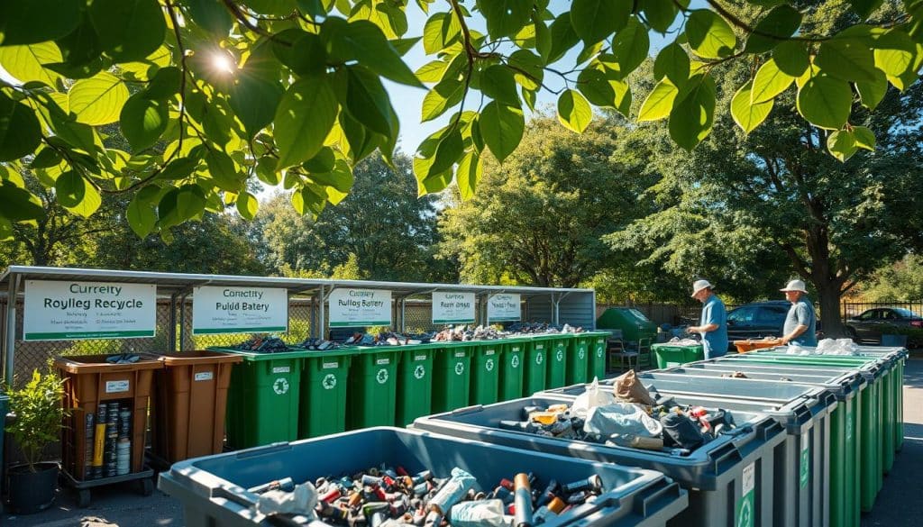 Umweltbewusstes Recycling von Akkus